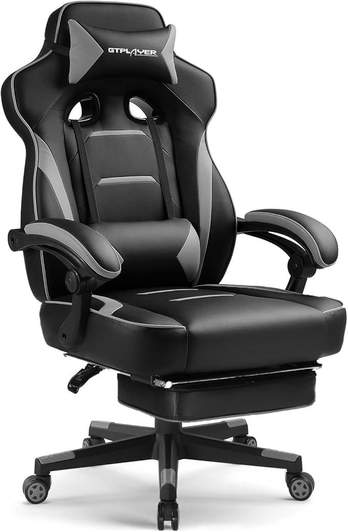 GTPLAYER Gaming Chair for Adults, Big and Tall 350LBS Heavy Duty Office Chair by GTPLAYER