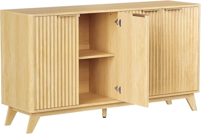 VINGLI Modern TV Stands for 65 inch tvs, Mid Century TV Stand - Image 9