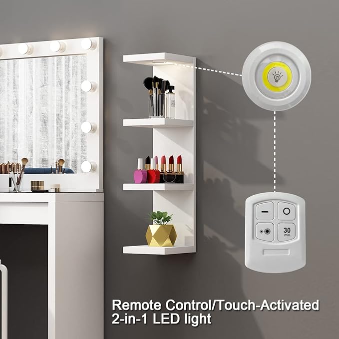 LitaEther Versatile 4 Tier Wall Shelf Unit, Display Floating Shelf - Image 6