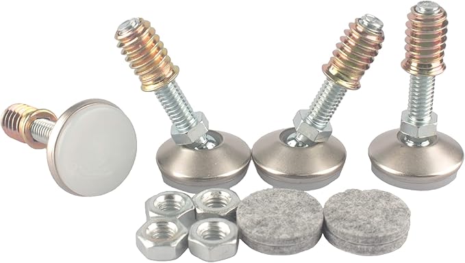 HUAYY Furniture Levelers Swivel Feet, Angle Height Adjustable, Heavy Duty by HUAYY