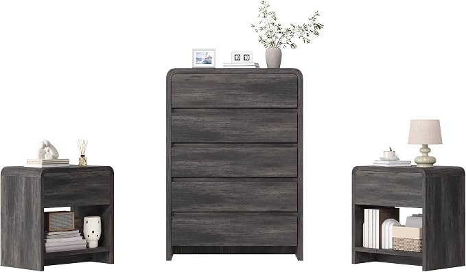 AMERLIFE Modern 3-Piece Bedroom Furniture Set - Image 9