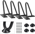 SMARTSTANDARD 7 Inch Heavy Duty Hairpin Furniture Legs, Metal Home DIY Projects by SMARTSTANDARD