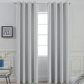 Yakamok Room Darkening Grommet Window Drapes Thermal Insulated Light Blocking by Yakamok