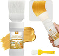 Liquid Gold Paint 6.35 Fl Oz, Non-Fading Gold Paint Finish by Anirun2-in-1PaintBrushRevolution
