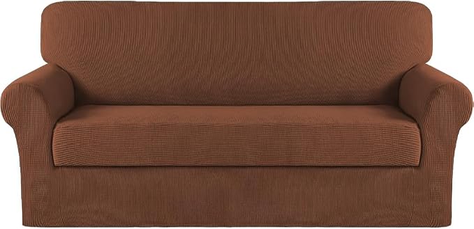Turquoize Stretch Sofa Slipcover 2 Pieces Sofa Cover Couch Cover by Turquoize