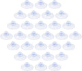 30 Pack Clear PVC Plastic Suction Cups, Anti-Collision, Transparent, Without by Qjaiune