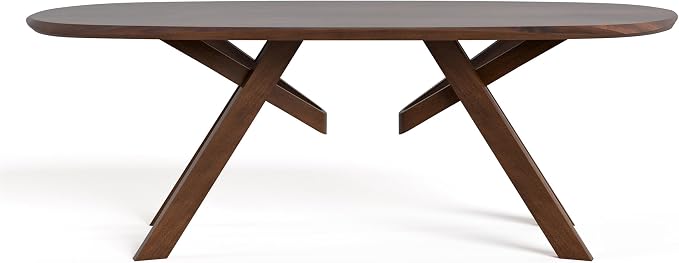 Furniture of America Nazaen VI 82.5" Mid-Century Modern Solid Wood Live Edge - Image 4