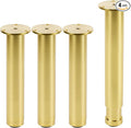 4 Pcs Gold Adjustable Sofa Legs Metal Modern Furniture Legs by UTALIND