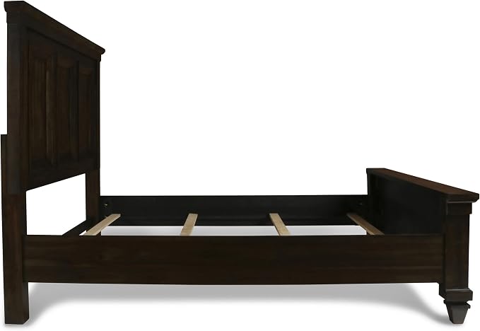 New Classic Furniture Sevilla 6-Piece Wood King Bedroom Set in Walnut - Image 4
