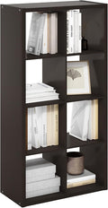 Furinno CUBICLE Book Shelf, 8-Cube Bookshelf, Extra Thick Frame Horizontally & by Furinno-FitsYourSpaceFitsYourBudget