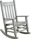 Oversized Outdoor Wooden Rocking Chair by Unknown