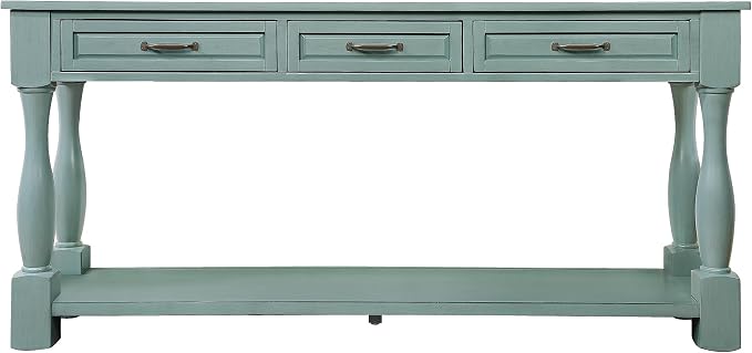 Knocbel Long Antique Entry Console Table - Image 3