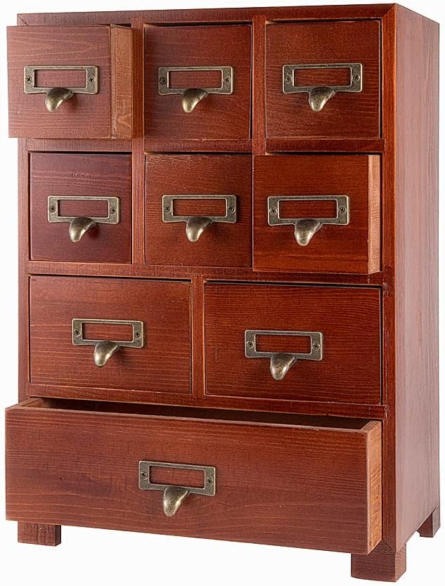 Apothecary Drawers Wooden Apothecary Cabinet by PACKGILO