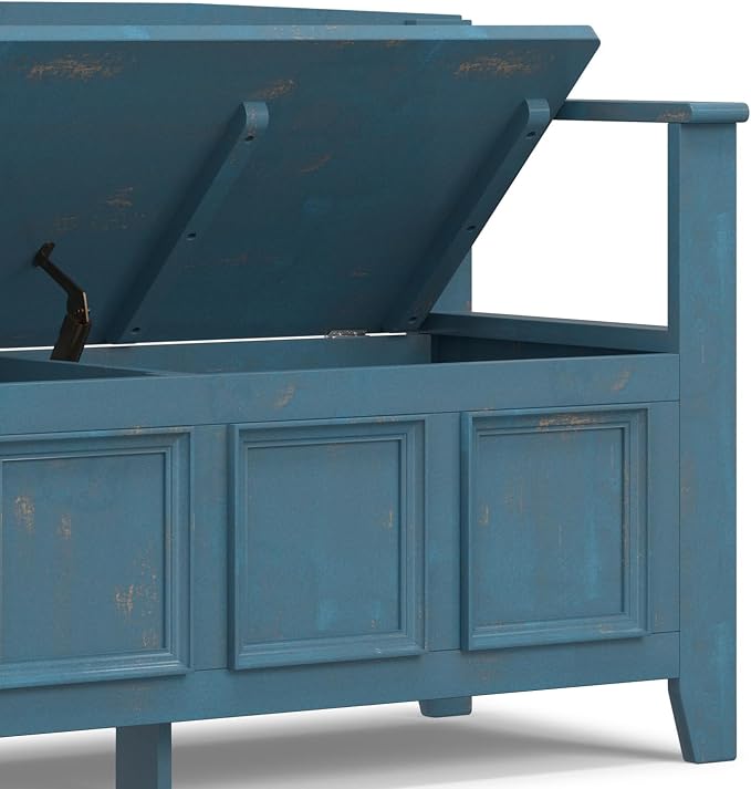 SIMPLIHOME Amherst Entryway Storage Bench - Image 9
