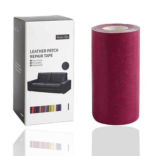 Leather Repair Tape kit Patch Heavy Duty, Retro Pink 4 x 60 inch Self Adhesive by Cindy%27s+Tape