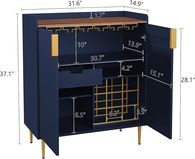 ARTPOWER Sideboard Buffet Cabinet - Image 2