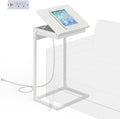 sthmec C Shaped End Table with Charging Station, 45° Tiltable Adjustable Flip by Unknown
