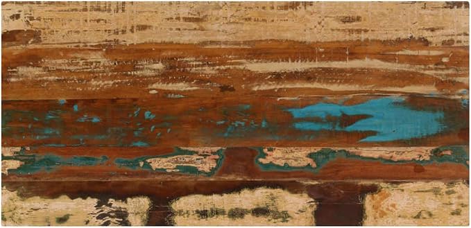 Solid Reclaimed Wood Coffee Table 39.4x19.7x13.8 Inches - Image 5