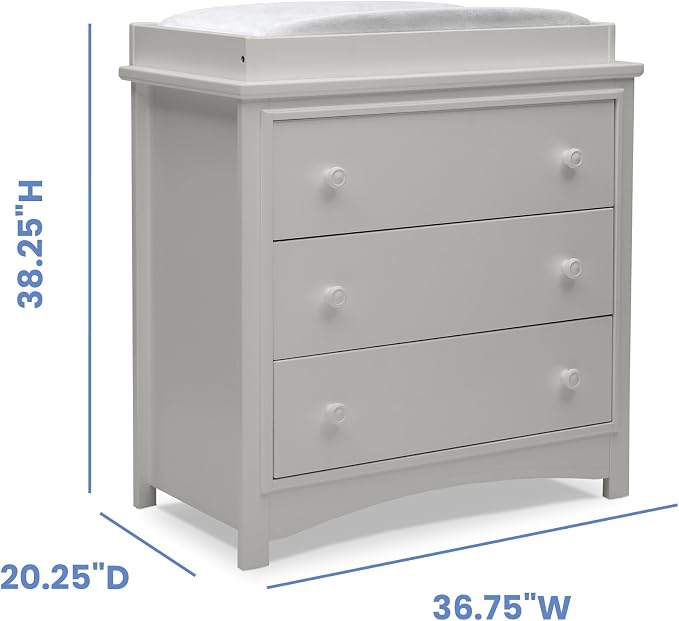 Delta Children Perry 3 Drawer Dresser - Image 3