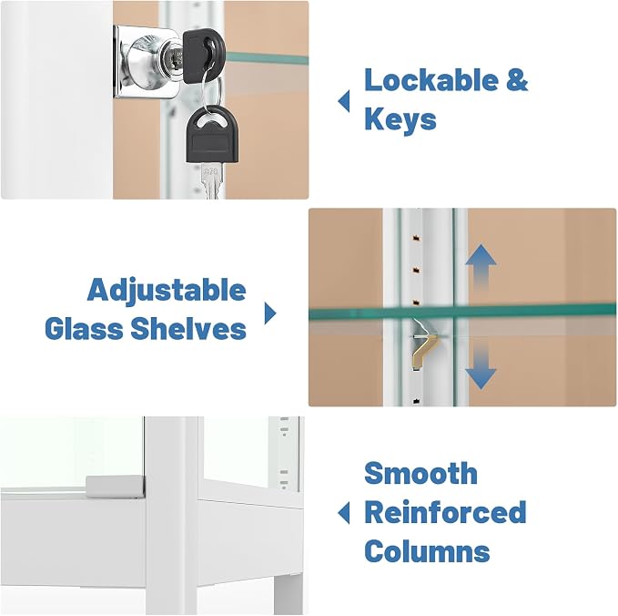 6-Tier Glass Display Cabinet - Image 5