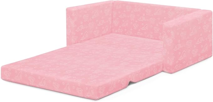 Delta Children - Serta Perfect Sleeper Kids 2-Seater Sofa, Convertible 2-in-1 - Image 10