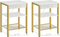 HOOBRO Side Tables Set of 2 by HOOBRO