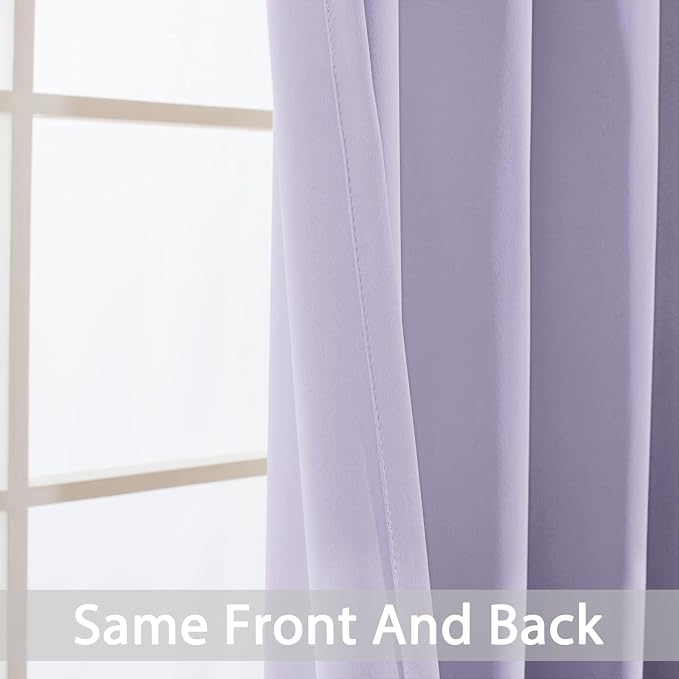 Yakamok Blackout Curtains Room Darkening Thermal Insulated Window Panels - Image 5