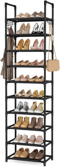 LANTEFUL 10 Tiers Shoe Rack 25 Pairs Large Capacity Tall Shoe Organizer Sturdy by LANTEFULforTidyingHouse
