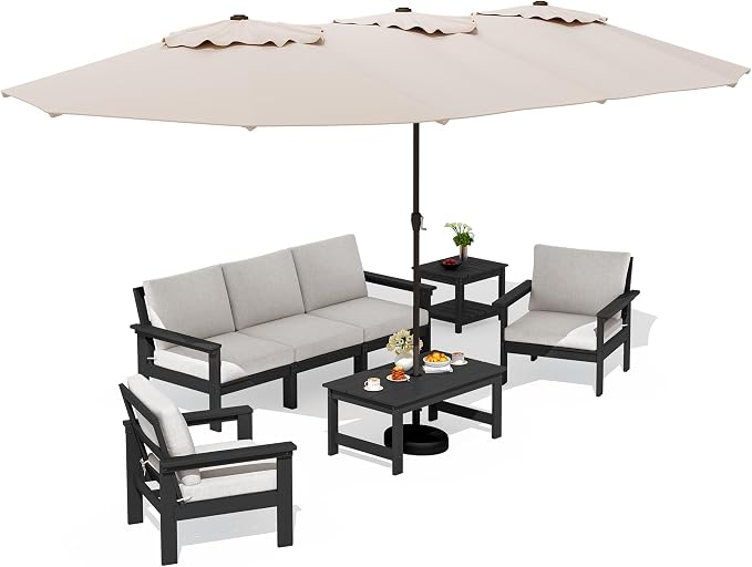 SERWALL HDPE Patio Furniture Set by SERWALL