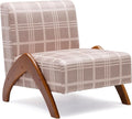 Oversized Accent Chair, upholstered armless mid Century Modern Living Room Chair by MILCIL
