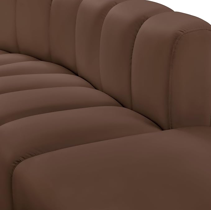 Meridian Furniture 101Brown-S2A Arc Collection Modern | Contemporary Modular - Image 9