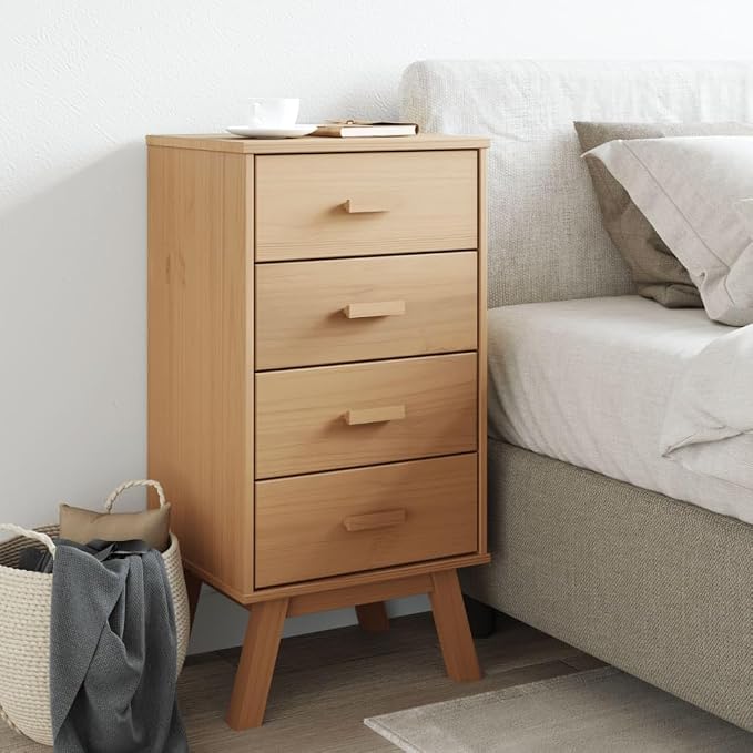 Scandinavian Style Bedside Cabinet - Image 3