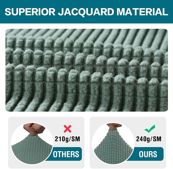 Turquoize Stretch Bar Stool Cover Counter Stool Pub Chair Slipcover - Image 3