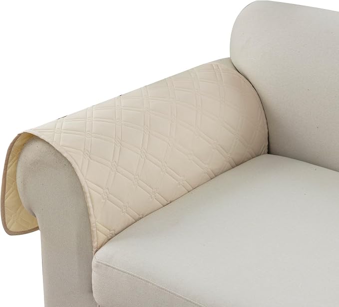 Genina Sofa Armrest Cover, Anti-Slip Armchair Slipcovers by Genina
