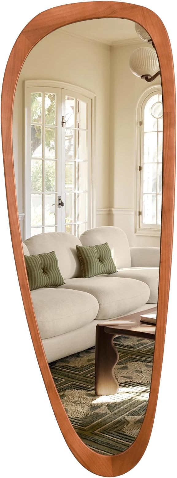 WallBeyond Asymmetrical Mirror, Irregular Mirror Full Length, Boho Wall Mirrors by WallBeyond