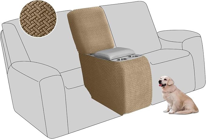 ALIECOM Recliner Sectional Couch Covers L Shape Stretch Corner Reclining by ALIECOM