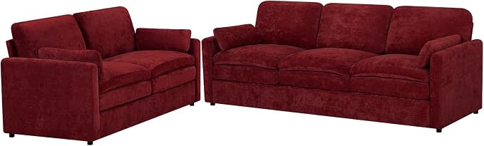 2 Pieces Chenille Sofa Set - Image 8