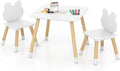 Costzon Kids Table and Chairs, Wooden Toddler Desk Set by Costzon