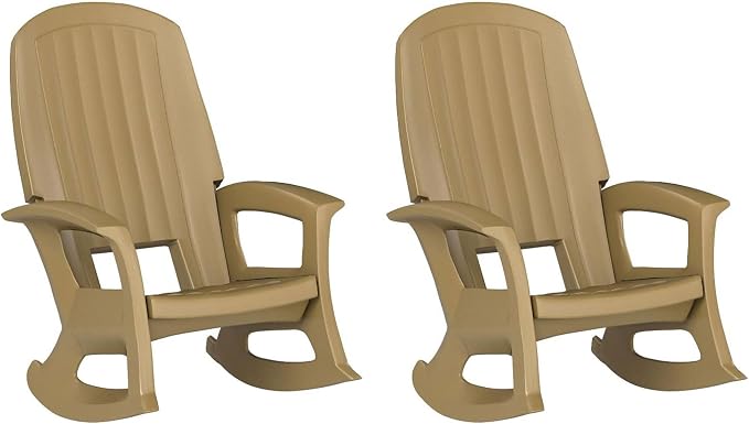Semco Rockaway Heavy-Duty Outdoor Rocking Chair w/Low Maintenance All-Weather by Semco