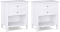 SIMPLIHOME Warm Shaker Solid Wood 24 inch Wide Transitional-Style Bedside by SimpliHome