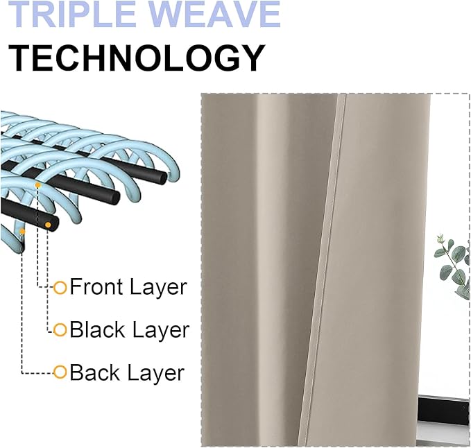 Simplebrand Stone Blackout Curtains - Image 5