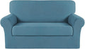 Turquoize Stretch Sofa Slipcover 2 Pieces Sofa Cover Couch Cover by Turquoize