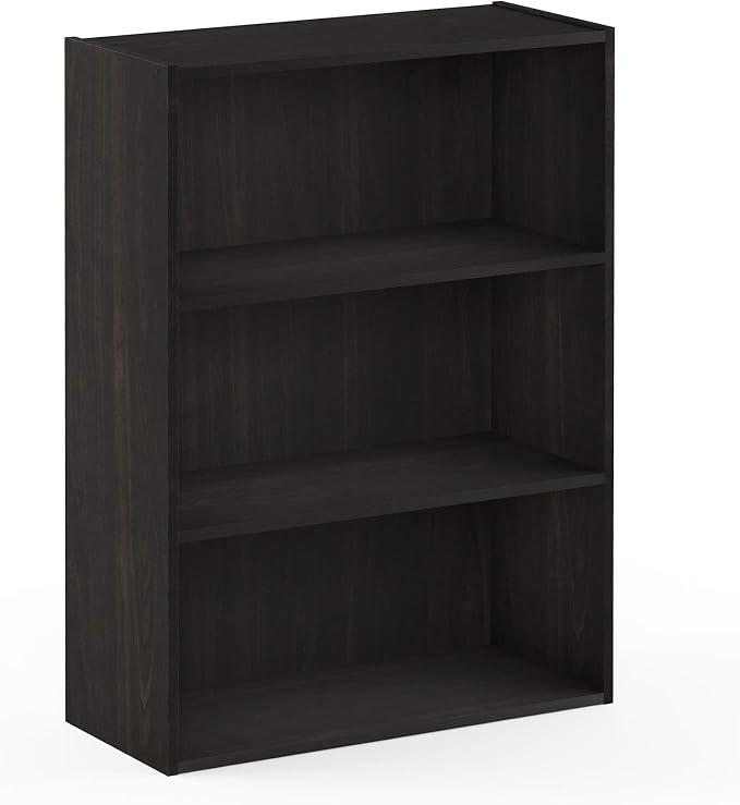 Furinno PASIR Book Shelf, 3-Tier Bookshelf, 9.7" x 23.7" x 31.5", - Image 6