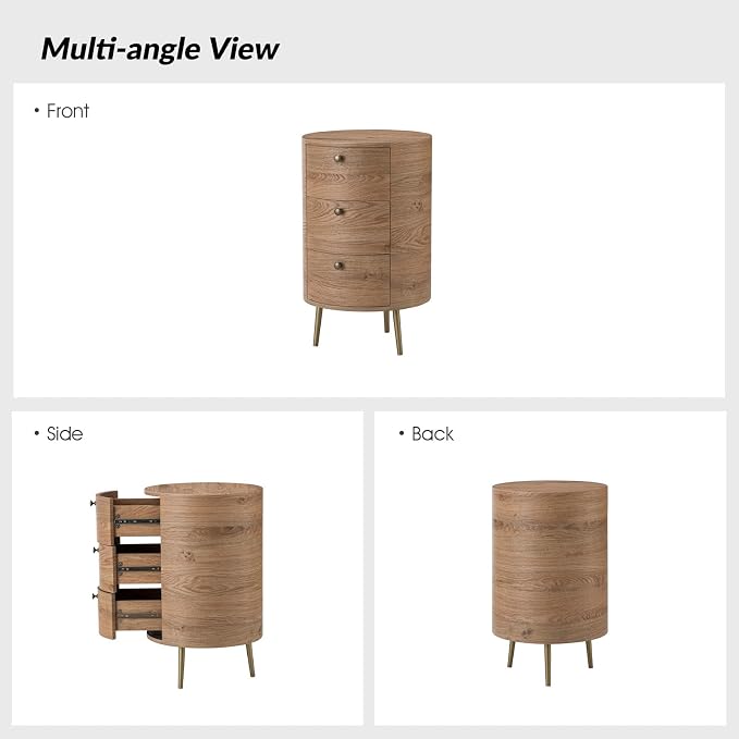 HULALA HOME Round End Table - Image 7