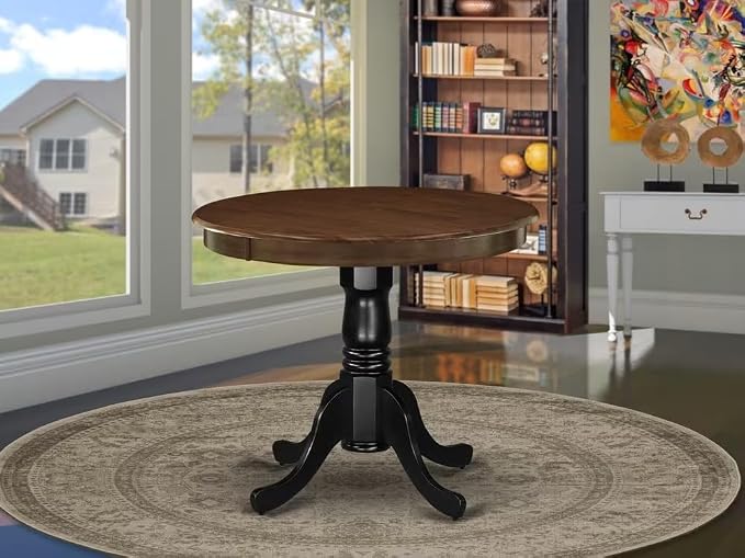 East West Furniture AMT-WBK-TP Antique Dining Table - Image 2