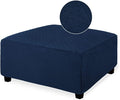 NeColorLife Ottoman Cover Rectangle Oversize Slipcover Stretch Footrest Stool by NeColorLife