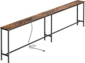 SUPERJARE 102.4 Inch Sofa Table by SUPERJARE