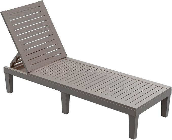 HOMSHADE Chaise Lounge Chair Outdoor by HOMSHADE