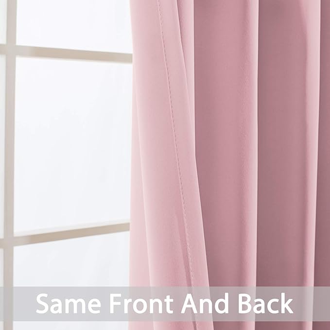 Yakamok Light Blocking Window Blackout Curtains Thermal Insulated Room - Image 6
