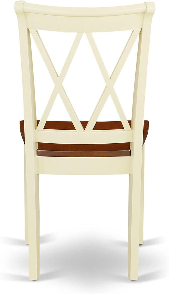 East West Furniture CLC-BMK-W Clarksville Dining Room Chairs - Image 8